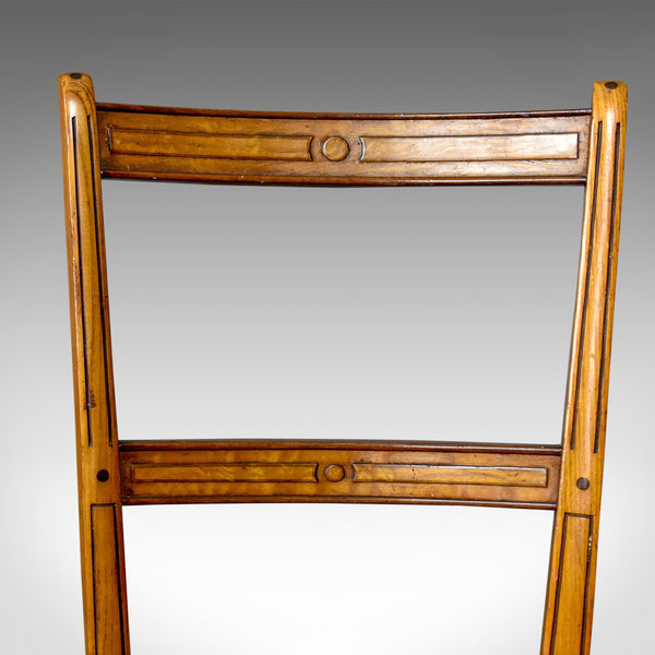 Pair of Antique Chairs, Upholstered, Victorian, English, Walnut, Side Circa 1880 - London Fine Antiques