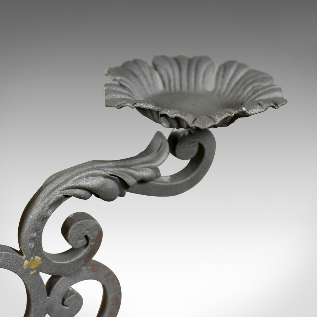 Pair of Large Florist Plant Stands, Church Candle Holder Late 20th Cen