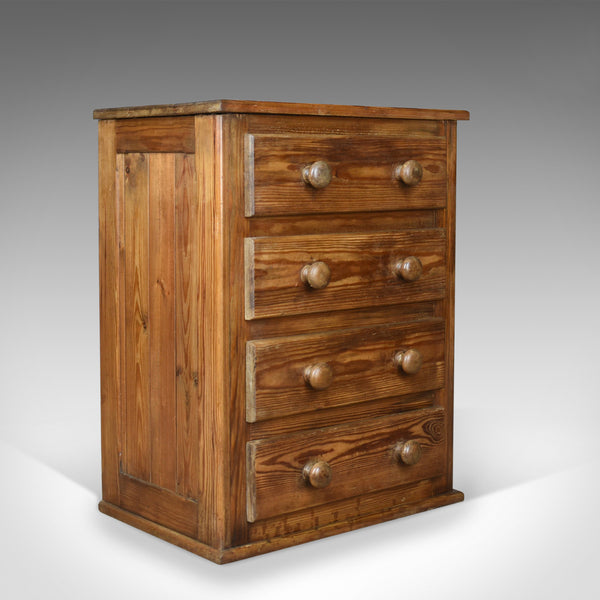 Pair of French Provincial Style Pine, Bedside Cabinets, Chest of Drawers C20th - London Fine Antiques