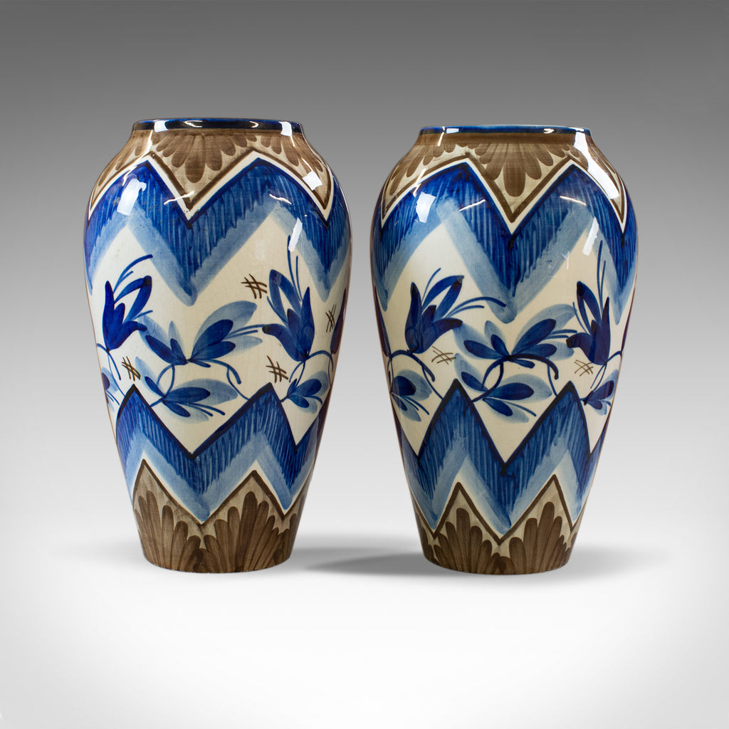 Pair of Vintage Vases, English, Decorative, Ceramics, 20th Century - London Fine Antiques