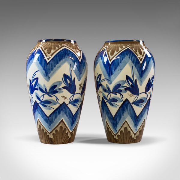 Pair of Vintage Vases, English, Decorative, Ceramics, 20th Century - London Fine Antiques