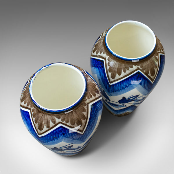 Pair of Vintage Vases, English, Decorative, Ceramics, 20th Century - London Fine Antiques