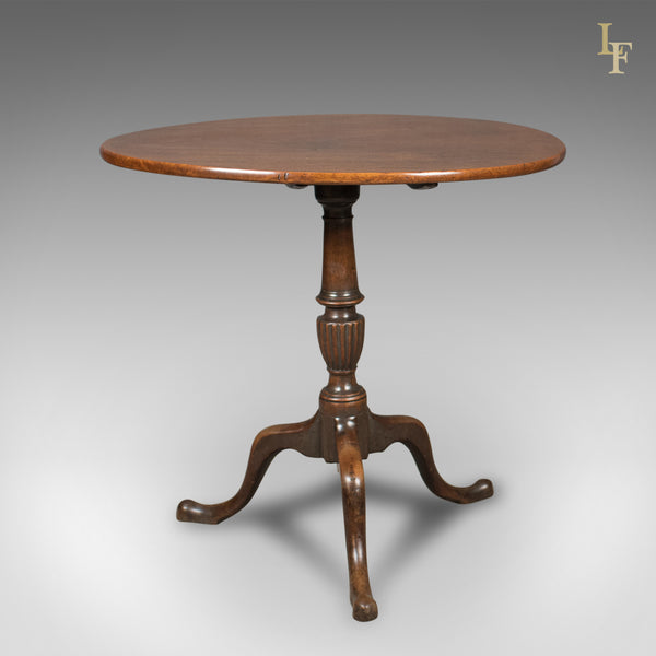 Antique Tilt Top Table, English, Georgian, Mahogany, Side Circa 1800 - London Fine Antiques