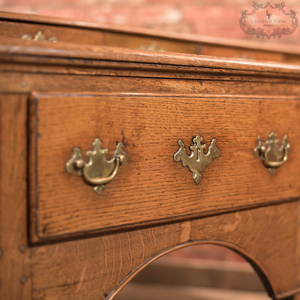 Antique Dresser Base, Georgian Oak Sideboard - London Fine Antiques