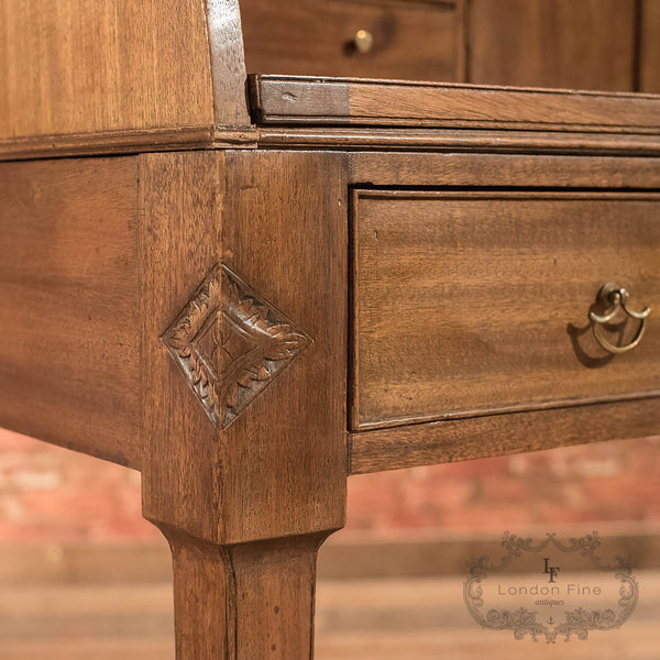 Antique Roll Top Desk, George III Writing Table - London Fine Antiques