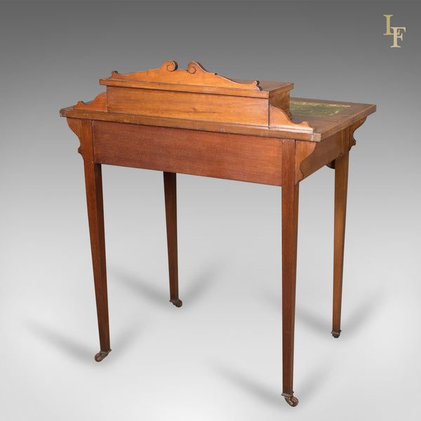 Edwardian Antique Writing Table, Top Quality Desk, London, England, Cooper & Holt c.1910 - London Fine Antiques