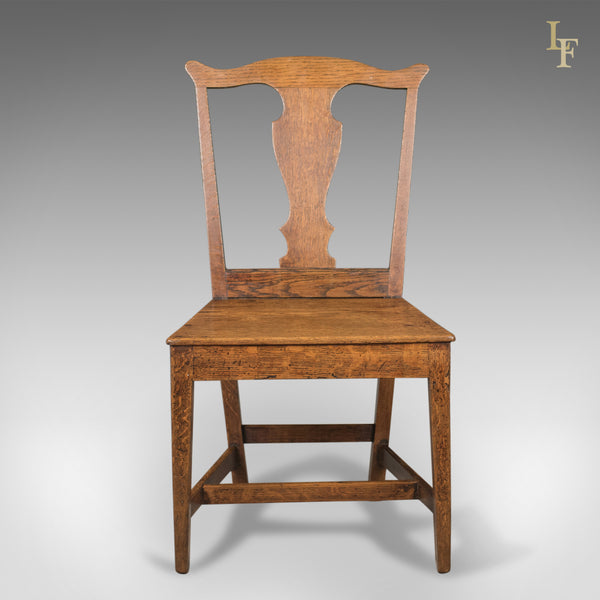 Antique Set of 4 Chairs, English Country Kitchen, Victorian c.1850 - London Fine Antiques