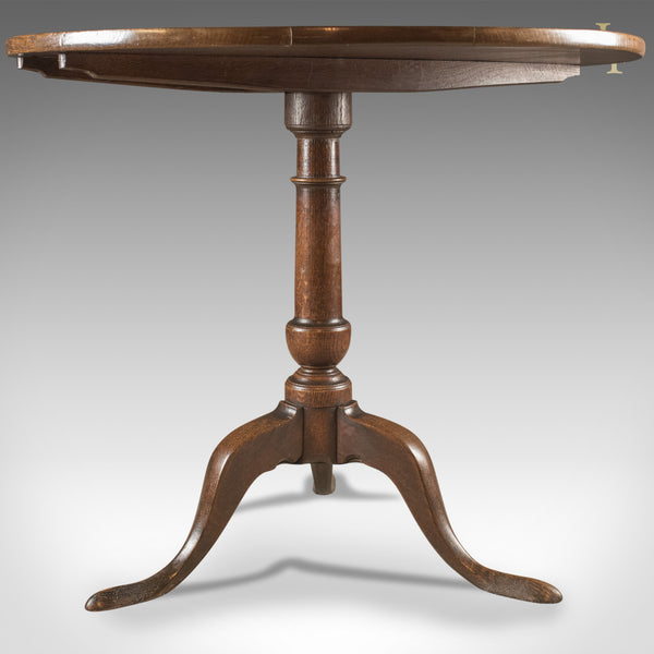 Antique Tilt Top Table, Georgian Oak c.1775 - London Fine Antiques