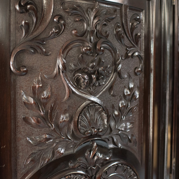 Very Large Victorian, English, Antique Wardrobe. Compactum in Mahogany, Mid 19th Century c.1870 - London Fine Antiques