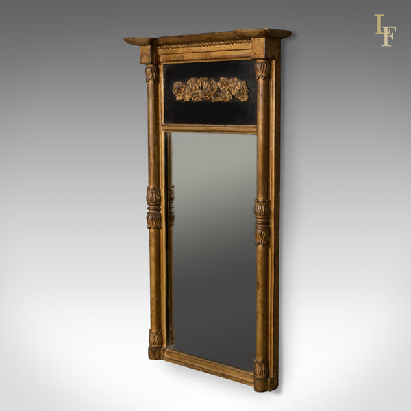 Regency Antique Pier Mirror in Giltwood & Gesso, Early 19th Century c.1820 - London Fine Antiques