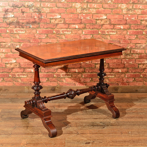 Victorian Mahogany Library Table, c.1860 - London Fine Antiques