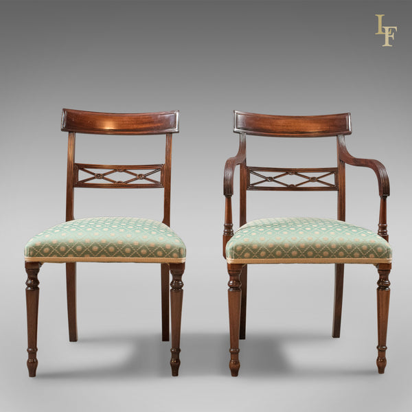 Set of 10 Dining Chairs in the English Regency Taste - London Fine Antiques