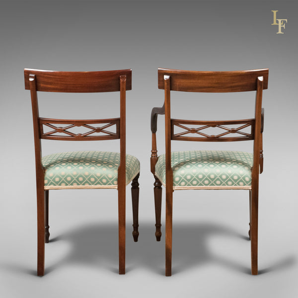 Set of 10 Dining Chairs in the English Regency Taste - London Fine Antiques
