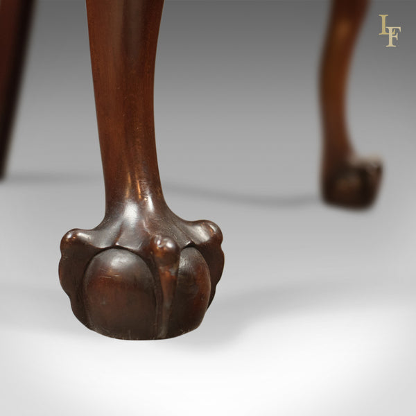 Set of 4 Antique Dining Chairs, Victorian Chippendale Revival, c.1890 - London Fine Antiques