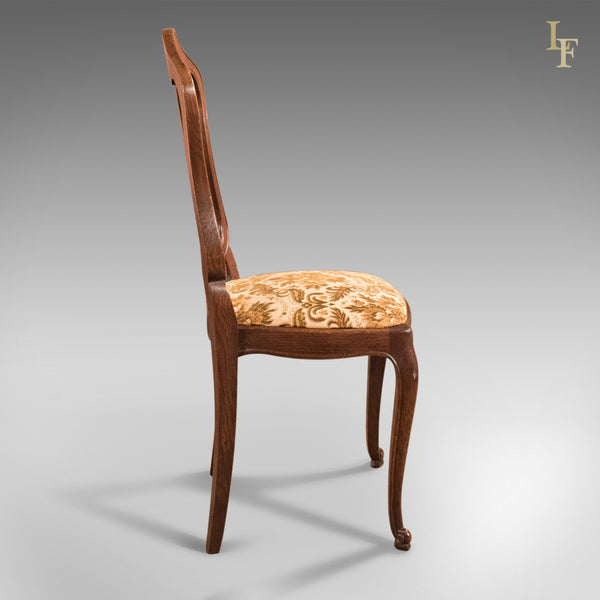 Set of 6 Antique French Dining Chairs, Country Oak circa 1900 - London Fine Antiques