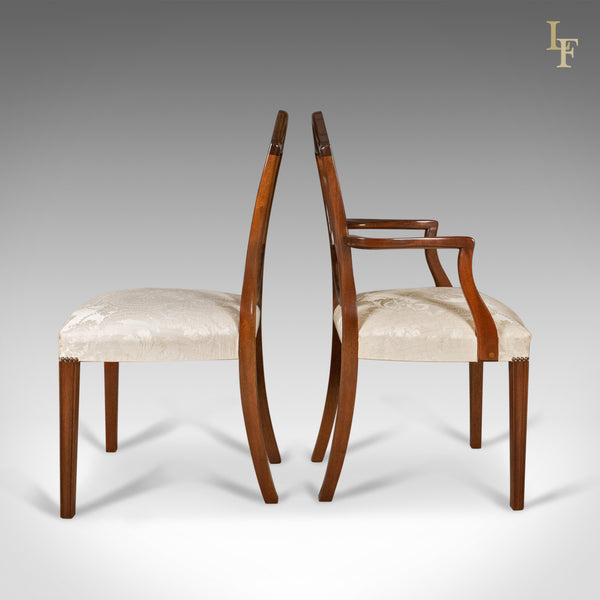 Set of 6 Dining Chairs, Late 20th Century, Retailed by Harrods of London - London Fine Antiques