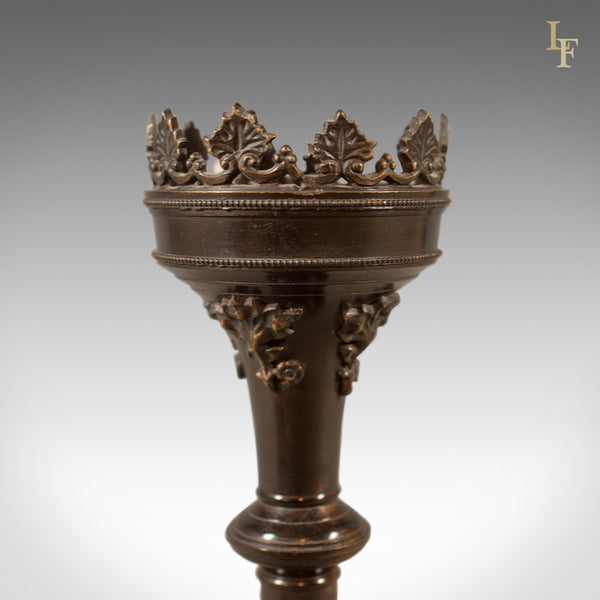 Set of Four Large Candlesticks, Church Candle Pricket Torcheres - London Fine Antiques