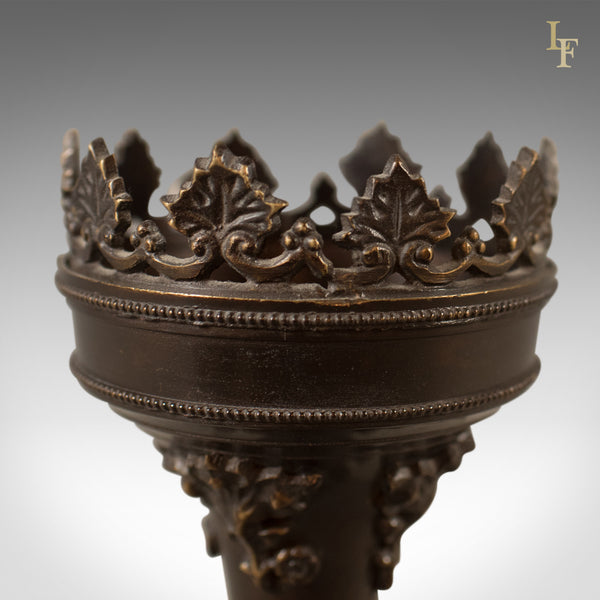 Set of Four Large Candlesticks, Church Candle Pricket Torcheres - London Fine Antiques