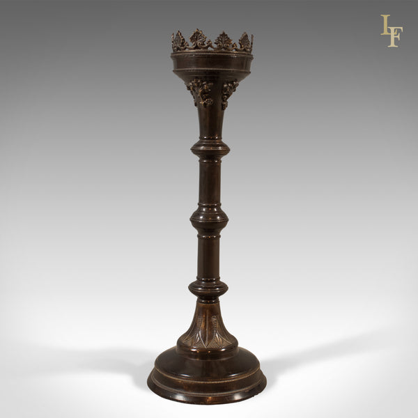 Set of Four Large Candlesticks, Church Candle Pricket Torcheres - London Fine Antiques