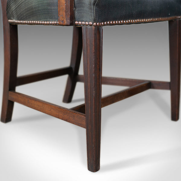 9 Antique Dining Chairs, 2 x Carvers, 6 plus 1 Spare Side, Regency, circa 1815 - London Fine Antiques