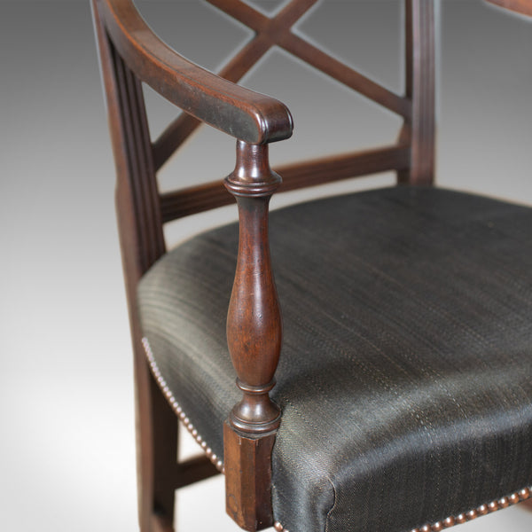 9 Antique Dining Chairs, 2 x Carvers, 6 plus 1 Spare Side, Regency, circa 1815 - London Fine Antiques