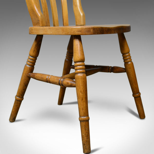 Set of Four, Antique, Dining Chairs, Lath Back, Windsor, Station Early C20th - London Fine Antiques