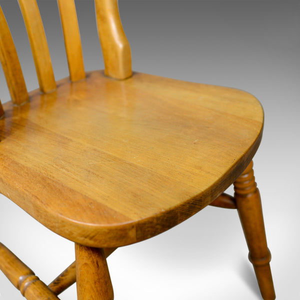 Set of Four, Antique, Dining Chairs, Lath Back, Windsor, Station Early C20th - London Fine Antiques