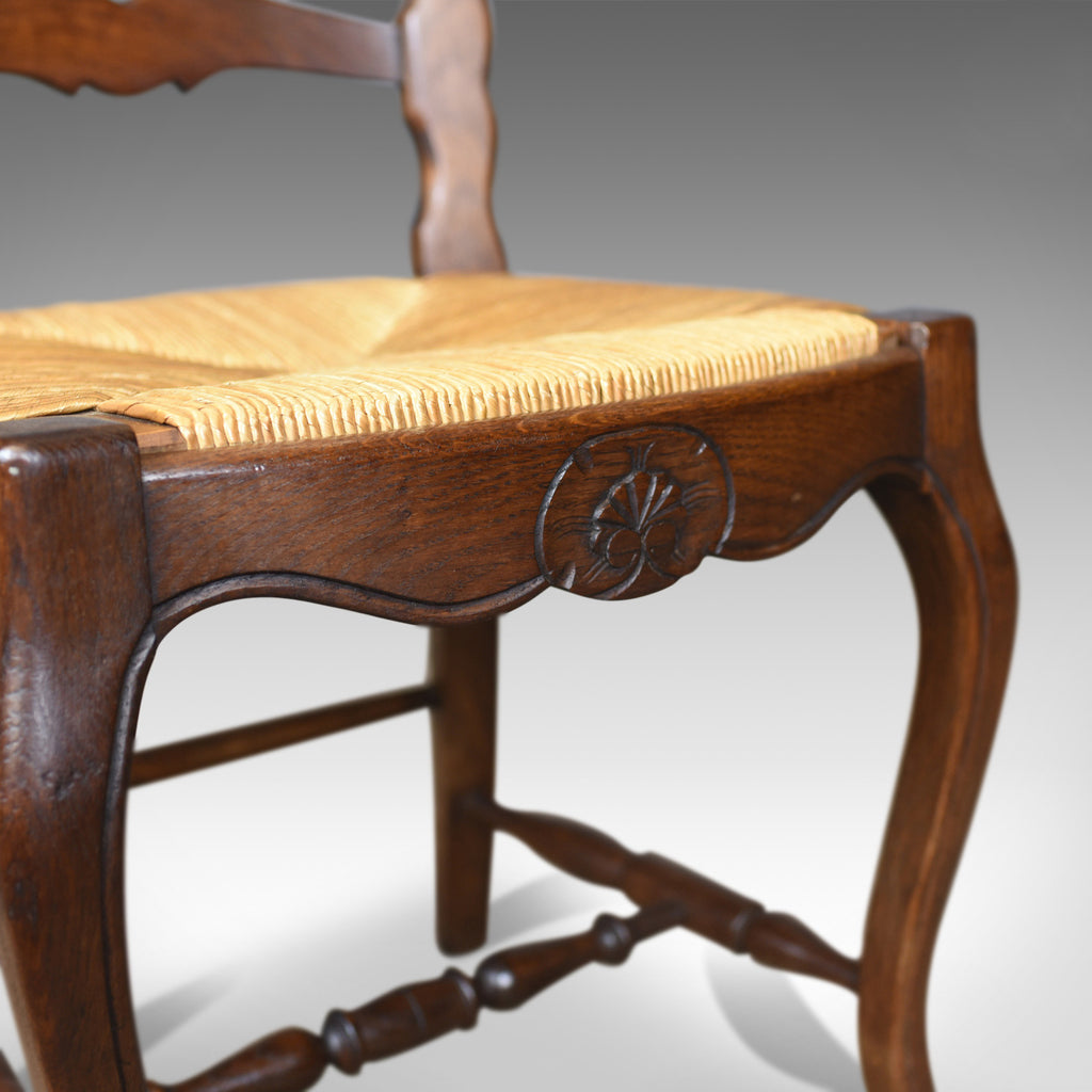 Set of Four Antique Kitchen Chairs, French Country Dining, Circa 1900 ...
