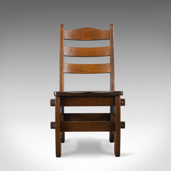 Set of Four Dining Chairs, English, Oak, Arts & Crafts Revival, Late C20th - London Fine Antiques