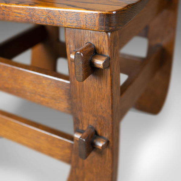 Set of Four Dining Chairs, English, Oak, Arts & Crafts Revival, Late C20th - London Fine Antiques