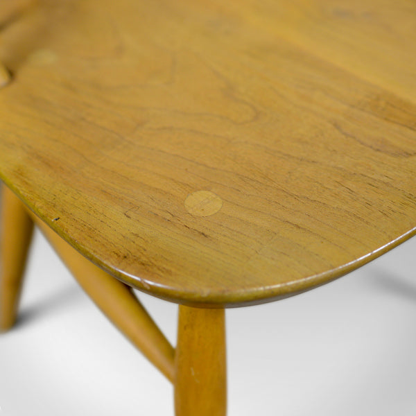 Set of Four Mid-Century Modern Dining Chairs, English, Beech, Danish Taste c1960 - London Fine Antiques