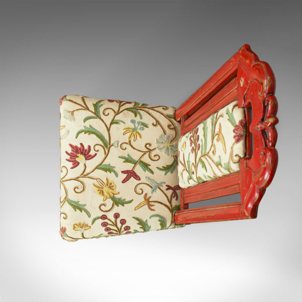 Set of Six Antique Dining Chairs, Continental Painted Kitchen, Needlepoint c1850 - London Fine Antiques