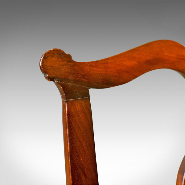 Set of Six Antique Dining Chairs, Mahogany, English, Georgian, Chippendale c1800 - London Fine Antiques