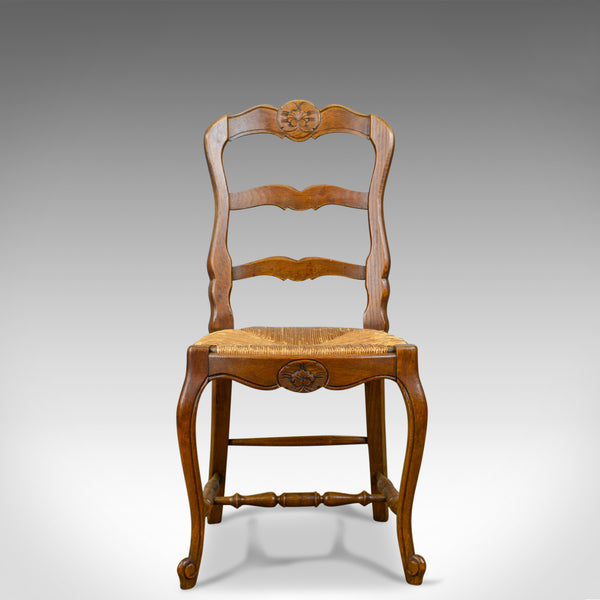 Set of Six Antique Kitchen Chairs, French Country Dining, Circa 1910 - London Fine Antiques