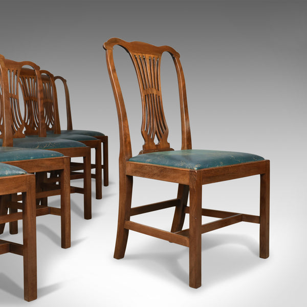 Set of Six Dining Chairs, English, Hepplewhite Revival, Victorian, Circa 1880 - London Fine Antiques
