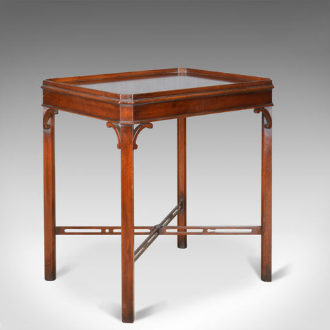 Side Table in the Georgian Taste, Arthur Brett and Sons, English, Mahogany C21st - London Fine Antiques