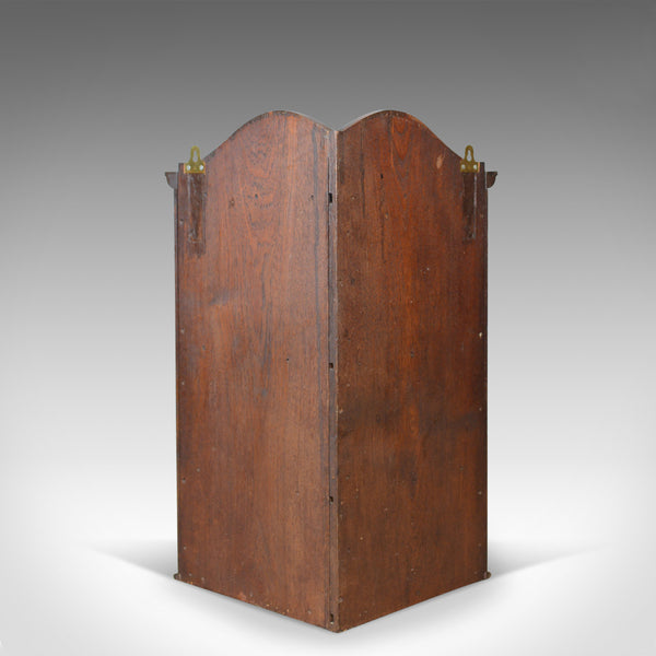 Small Antique Corner Cabinet, English, Walnut, Wall, Hanging, Circa 1900 - London Fine Antiques