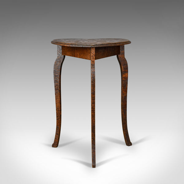Small Carved Occasional Table, Early 20th Century, Asian Origins, Circa 1920 - London Fine Antiques