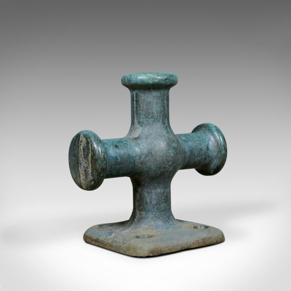 Solid Bronze, Mooring Bitt, Bollard, Very Heavy, Ships, Capstan, 20th Century - London Fine Antiques