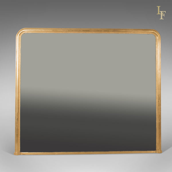 Very Large Overmantel Mirror, Late C20th in Regency Taste, English - London Fine Antiques
