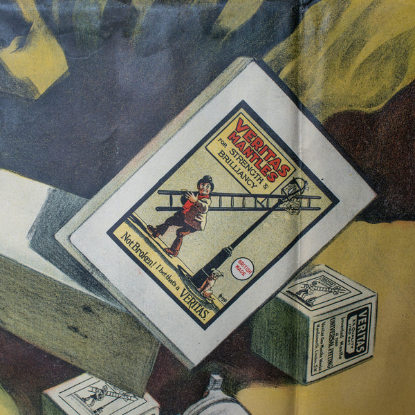 Very Large Antique Advertisement Poster, Veritas, Lithograph, John Hassall c1920 - London Fine Antiques