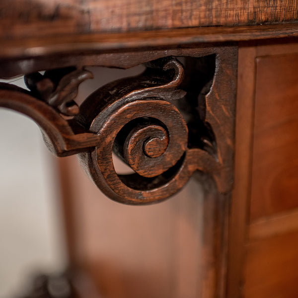 Victorian Antique Davenport, English Oak Writing Desk, Bureau Circa 1870 - London Fine Antiques
