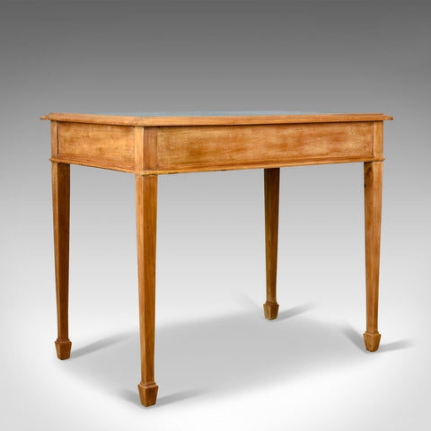 Vintage 20th Century Writing Table, English, Mahogany, Side, Lamp - London Fine Antiques