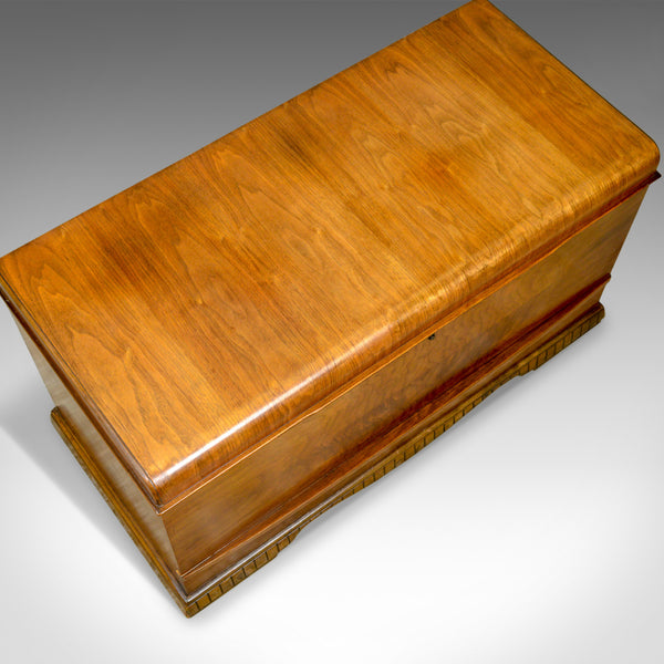 Vintage '30's Canadian Cedar Storage Trunk, Blanket Chest, Art Deco Period - London Fine Antiques