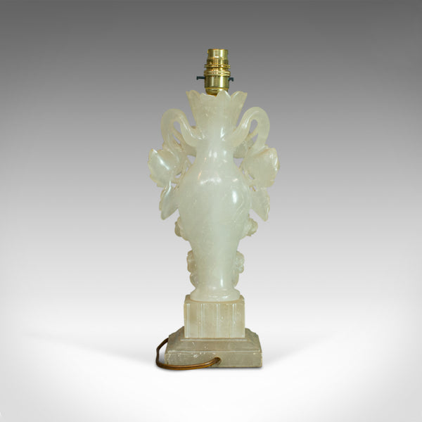 Vintage Art Deco Table Lamp, Italian, Alabaster, Decorative, Circa 1930 - London Fine Antiques
