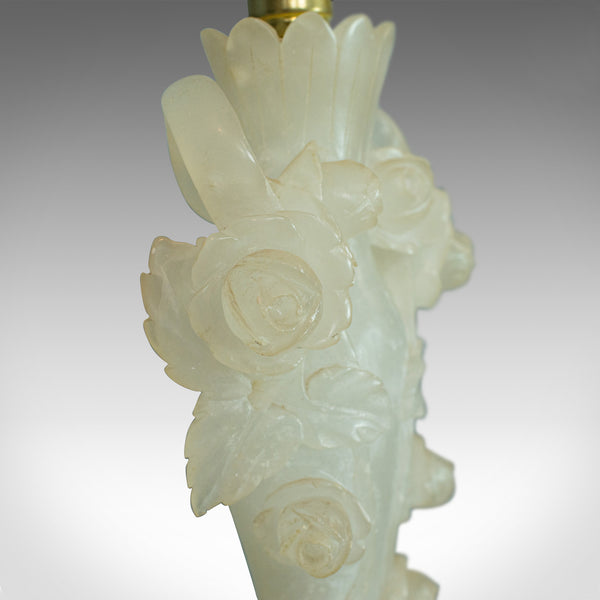 Vintage Art Deco Table Lamp, Italian, Alabaster, Decorative, Circa 1930 - London Fine Antiques