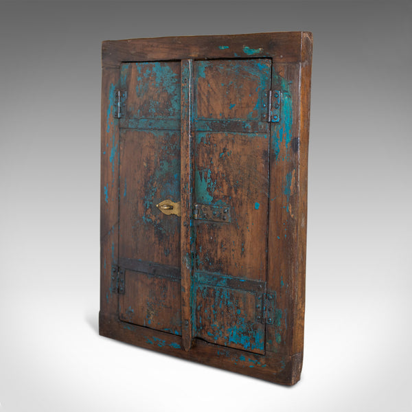 Vintage Asian Cupboard Mirror, Rustic, Wall Cabinet, Mid-Late 20th Century - London Fine Antiques