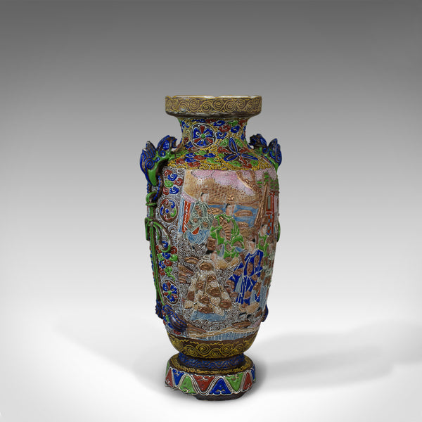 Vintage Baluster Vase, Oriental, Decorative, Ceramic, Vessel, 20th Century - London Fine Antiques
