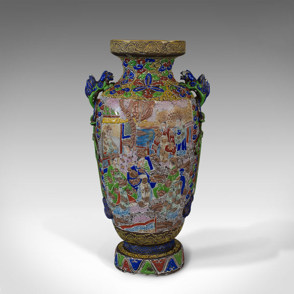 Vintage Baluster Vase, Oriental, Decorative, Ceramic, Vessel, 20th Century - London Fine Antiques