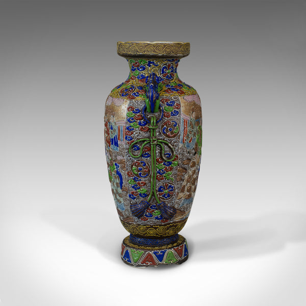 Vintage Baluster Vase, Oriental, Decorative, Ceramic, Vessel, 20th Century - London Fine Antiques